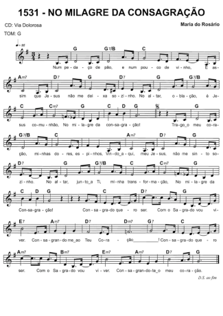 Catholic Church Music (Músicas Católicas)  score for Keyboard