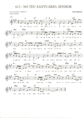 Catholic Church Music (Músicas Católicas)  score for Keyboard