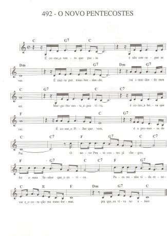 Catholic Church Music (Músicas Católicas)  score for Keyboard