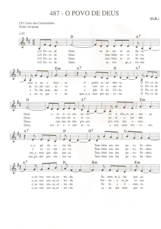 Catholic Church Music (Músicas Católicas)  score for Keyboard