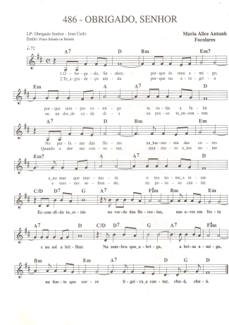 Catholic Church Music (Músicas Católicas)  score for Keyboard