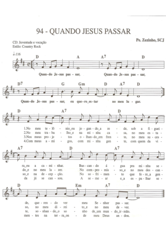 Catholic Church Music (Músicas Católicas)  score for Keyboard