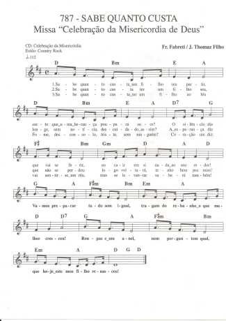 Catholic Church Music (Músicas Católicas)  score for Keyboard