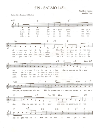 Catholic Church Music (Músicas Católicas)  score for Keyboard