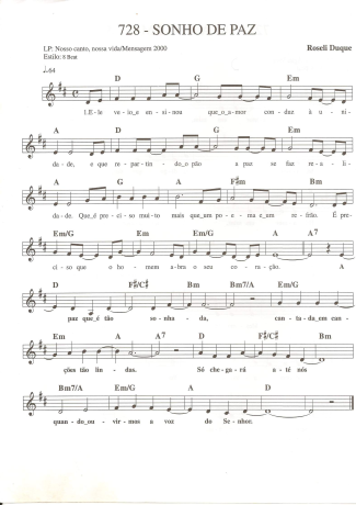 Catholic Church Music (Músicas Católicas)  score for Keyboard