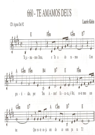 Catholic Church Music (Músicas Católicas)  score for Keyboard