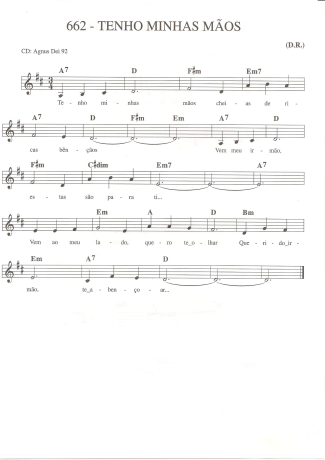 Catholic Church Music (Músicas Católicas)  score for Keyboard