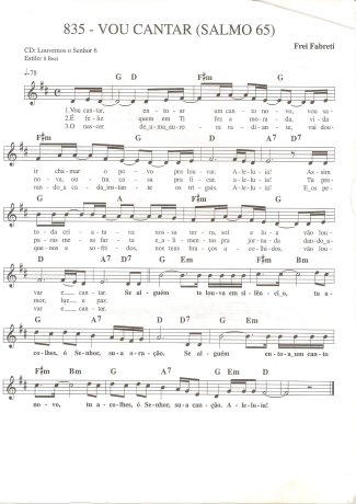 Catholic Church Music (Músicas Católicas)  score for Keyboard