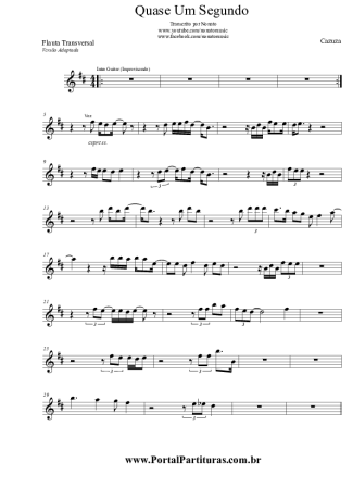 Cazuza  score for Flute