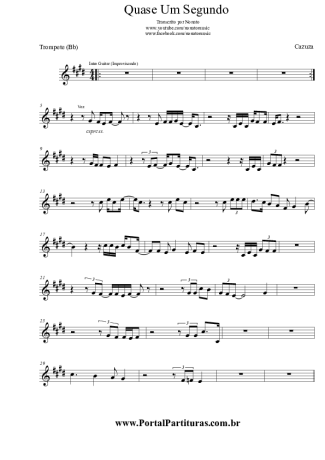 Cazuza  score for Trumpet