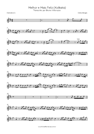 Celina Borges  score for Clarinet (C)