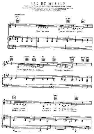 Céline Dion  score for Piano