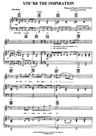 Chicago  score for Piano