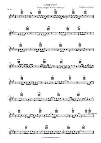 Chiclete com Banana  score for Acoustic Guitar