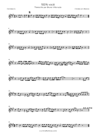 Chiclete com Banana  score for Clarinet (C)