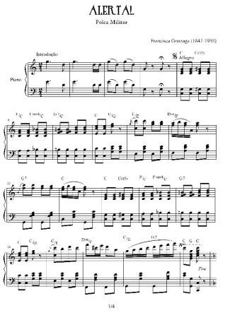 Chiquinha Gonzaga  score for Piano