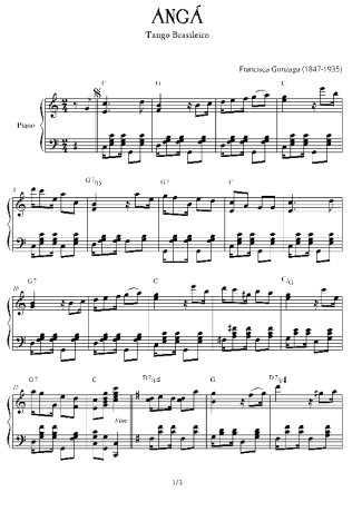 Chiquinha Gonzaga  score for Piano