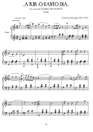 Chiquinha Gonzaga  score for Piano