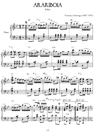 Chiquinha Gonzaga  score for Piano