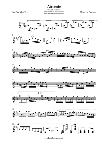 Chiquinha Gonzaga  score for Alto Saxophone