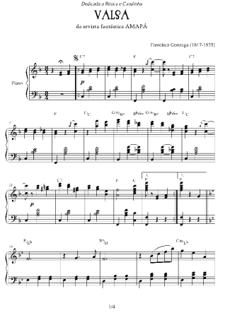 Chiquinha Gonzaga  score for Piano