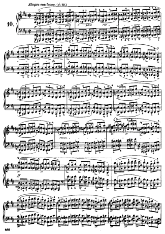 Chopin  score for Piano