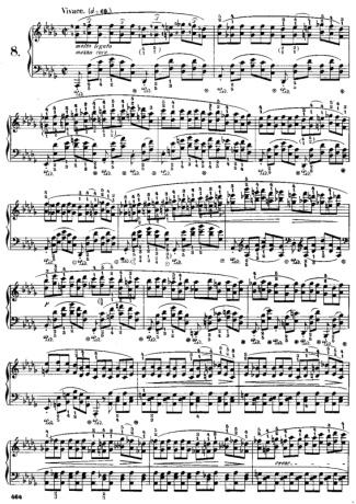 Chopin  score for Piano