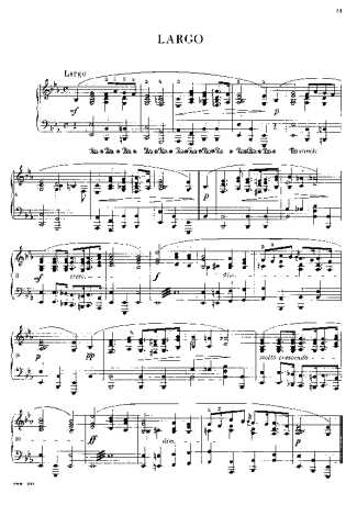 Chopin  score for Piano