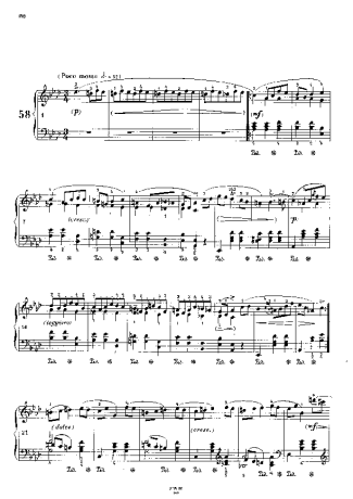 Chopin Mazurka In Ab Major B.85 score for Piano