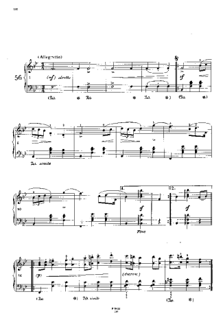 Chopin  score for Piano