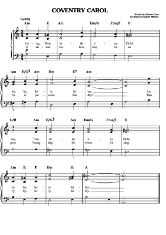 Christmas Songs (Temas Natalinos)  score for Piano