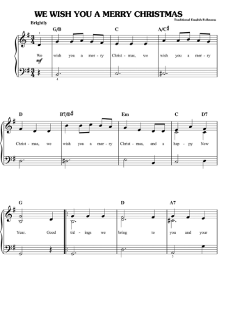 Christmas Songs (Temas Natalinos)  score for Piano