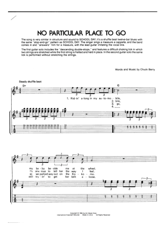 Chuck Berry  score for Guitar