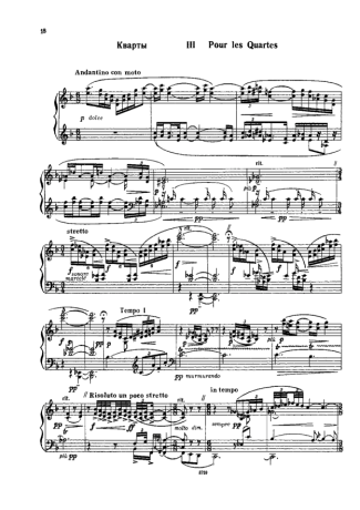 Claude Debussy  score for Piano