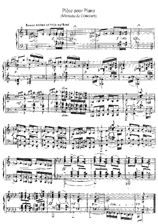 Claude Debussy  score for Piano