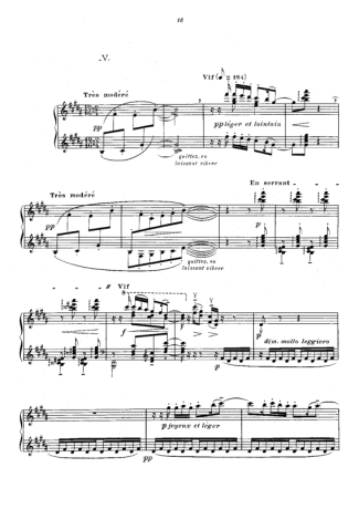 Claude Debussy  score for Piano