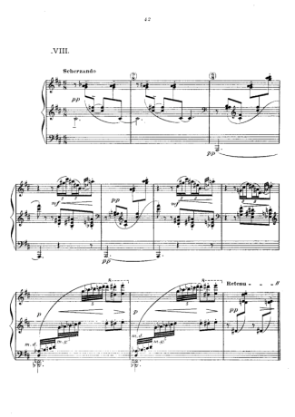 Claude Debussy  score for Piano