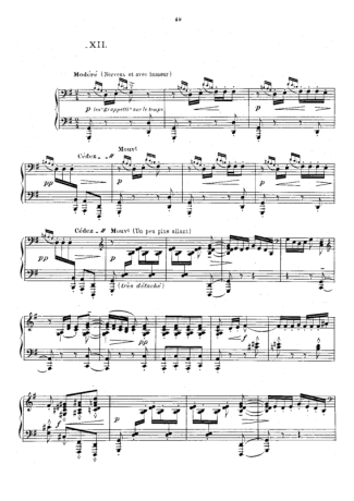 Claude Debussy  score for Piano