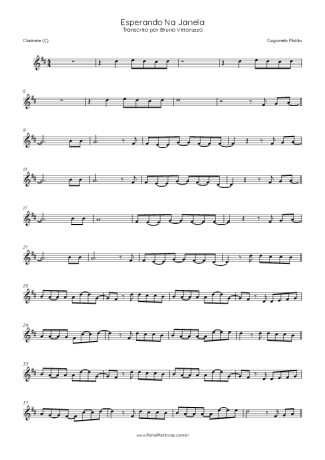 Cogumelo Plutão  score for Clarinet (C)