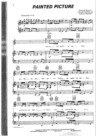 Commodores  score for Piano