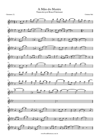 Cristina Mel  score for Clarinet (C)