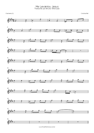 Cristina Mel  score for Clarinet (C)