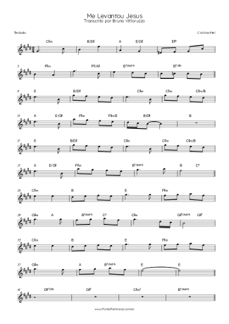 Cristina Mel  score for Keyboard