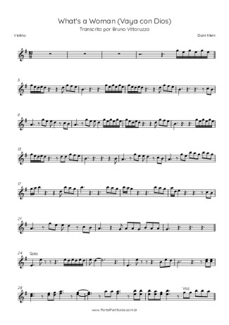 Dani Klein  score for Violin