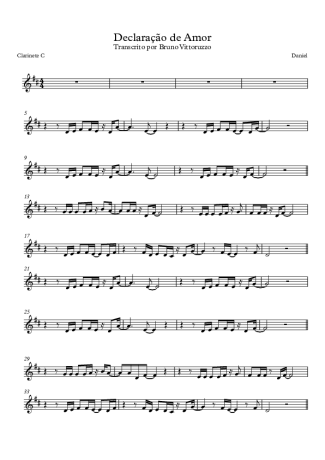 Daniel  score for Clarinet (C)