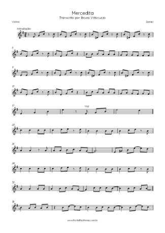 Daniel  score for Violin