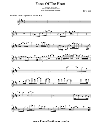 Dave Koz  score for Clarinet (Bb)