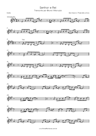 Davi Sacer e Trazendo a Arca  score for Harmonica