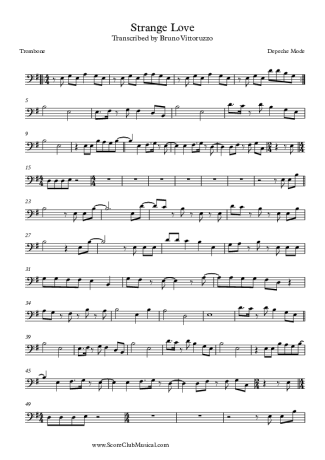 Depeche Mode  score for Trombone