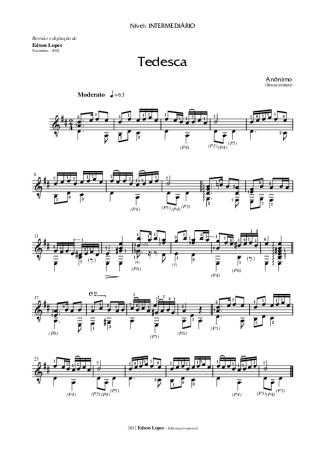 Desconhecido  score for Acoustic Guitar